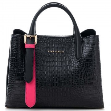 Τσάντα Ώμου/Χειρός Γυναικεία Rome Croco 946VNC1145 36x11x26cm Black Vince Camuto
