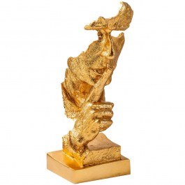 Decorative Figure 565TNL1324 15x15x32cm Gold Aberto Design GOLD