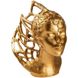 Decorative Figure Taygete 565TNL1344 24x32x36cm Gold Aberto Design GOLD