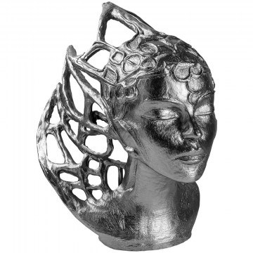 Διακοσμητική Φιγούρα Taygete 565TNL1346 24x32x36cm Silver Aberto Design