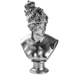 Decorative Bust 565TNL1350 30x23x55cm Silver Aberto Design SILVER
