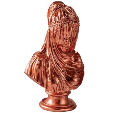 Decorative Bust 565TNL1353 20x15x35cm Copper Aberto Design