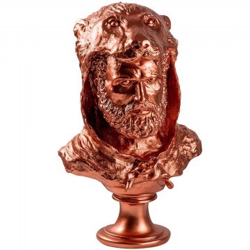 Decorative Bust Hercules 565TNL1361 30x22x49cm Copper Aberto Design