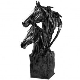 Διακοσμητικά Άλογα 565TNL1375 30x30x61cm Black Aberto Design BLACK