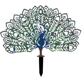 Διακοσμητικό Δαπέδου Κήπου Peacock 565TNL1260 61x38cm Multi-Green Aberto Design MULTI-GREEN