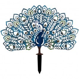 Διακοσμητικό Δαπέδου Κήπου Peacock 565TNL1261 61x38cm Multi-Blue Aberto Design MULTI-BLUE