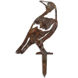 Διακοσμητικό Δαπέδου Κήπου Bird 565TNL1286 27x35cm Rust Aberto Design RUST