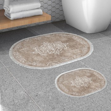 Bath Mats 410616 - O (Set 2pcs) Beige L'Εssentiel Maison