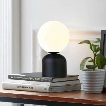 Table Lamp 780SGN4735 15x15x28cm 1xE27 40W Black-White Opviq