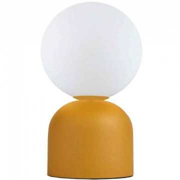 Φωτιστικό Επιτραπέζιο 780SGN4736 15x15x28cm 1xE27 40W Yellow-White Opviq