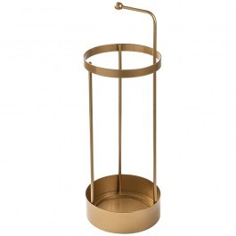 Umbrella Stand 247HFM1223 22x22x67cm Gold Aberto Design GOLD
