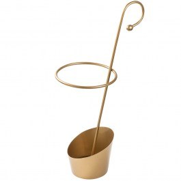 Umbrella Stand 247HFM1225 34x23x67cm Gold Aberto Design GOLD