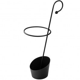 Umbrella Stand 247HFM1226 34x23x67cm Black Aberto Design BLACK