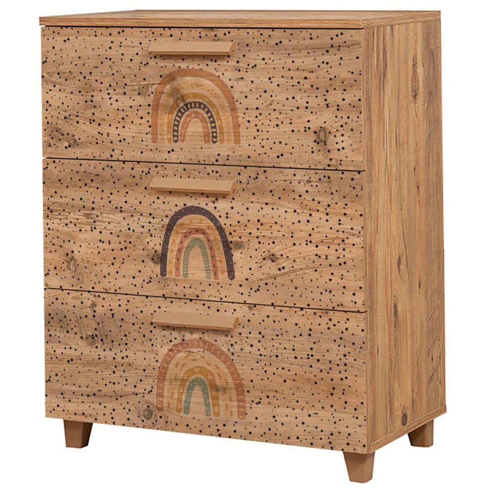 Συρταριέρα — 80 × 43 × 95 cm — Πλαστικό,Μοριοσανίδα · Hanah Home · MULTI · Κωδικός designdrops-1383836