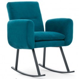 Rocking Chair Kono 859FTN1749 52x86x99cm Petrol PETROL