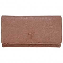 Women's Leather Wallet Angel 456ZYM1115 20x2x10,5cm Mink Garbalia MINK