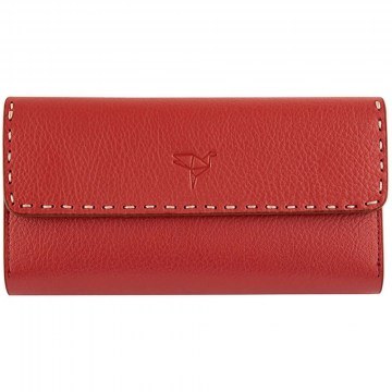Women's Leather Wallet Paris 456ZYM1371 19x3x10cm Dry Rose Garbalia