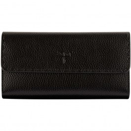 Women's Leather Wallet Paris 456ZYM1378 19x3x10cm Black Garbalia BLACK