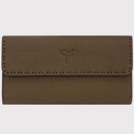 Women's Leather Wallet Parıs 456ZYM2189 19x3x10cm Khaki Garbalia KHAKI