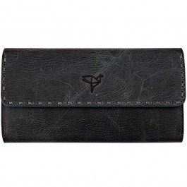 Women's Leather Wallet Pavia 456ZYM1564 19x2x10cm Black Garbalia BLACK