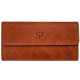 Women's Leather Wallet Pavia 456ZYM1566 19x2x10cm Tan Garbalia TAN