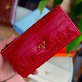 Women's Wallet Lady Croco 456ZYM2085 19,3x2x10,3cm Red Garbalia RED