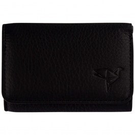 Women's Leather Wallet Zeus 456ZYM1661 10x2x7cm Black Garbalia BLACK