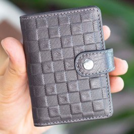 Men's Leather Wallet Pekin 456ZYM2191 8x3x10cm Anthracite Garbalia ANTHRACITE