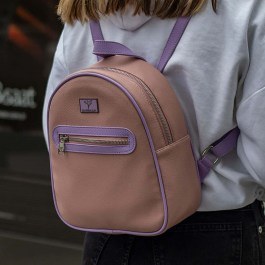 Women's Backpack Oslo 865BMS1135 21x6x13cm Powder-Lilac Garbalia POWDER