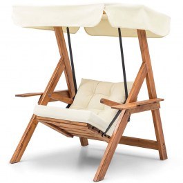 Garden Swing Galata S676HDS1102 113x120x195cm Cream CREAM