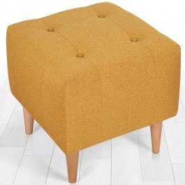 Stool Tomp 209FLF1221 43x43x43cm Yellow YELLOW