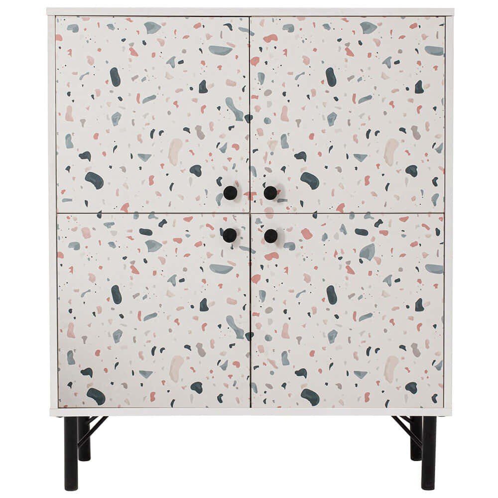 Παπουτσοθήκη - Ντουλάπι Multilux Terrazzo 869VEL4527 95x36x111cm Multi