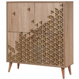 Παπουτσοθήκη - Ντουλάπι Multilux 863SPH3943 95x36x111cm Oak OAK