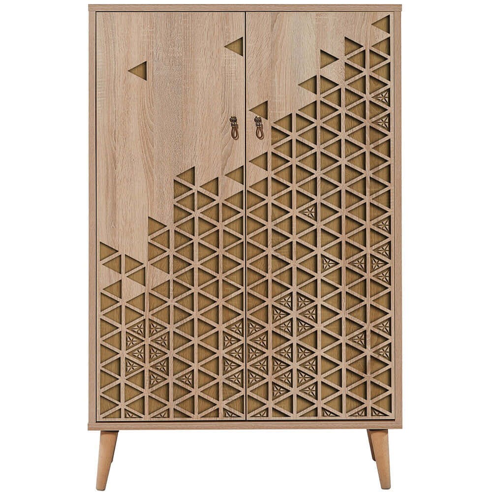 Παπουτσοθήκη - Ντουλάπι Multibox 869VEL3972 80x36x127cm Oak