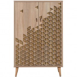 Παπουτσοθήκη - Ντουλάπι Multibox 869VEL3972 80x36x127cm Oak OAK
