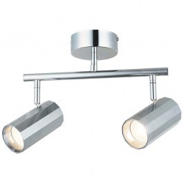 Φωτιστικό Οροφής - Σποτ Oktano 341LCA1148 30x23cm 2xGU10 7W Chrome Opviq CHROME