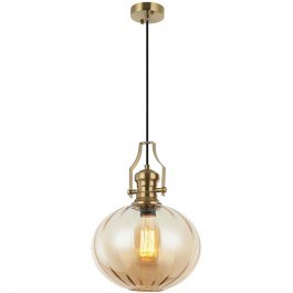 Φωτιστικό Οροφής Cueva 341LCA1101 Φ28x180cm 1xE27 40W Gold Opviq GOLD