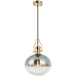 Φωτιστικό Οροφής Cueva 341LCA1102 Φ28x180cm 1xE27 40W Gold-Silver Opviq GOLD-SILVER