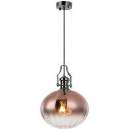 Φωτιστικό Οροφής Cueva 341LCA1103 Φ28x180cm 1xE27 40W Bronze-Silver Opviq BRONZE-SILVER