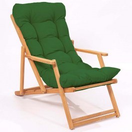 Chaise Longue 644MYD1142 66x48x110cm Green GREEN