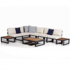 Σαλόνι Κήπου La Puerta (Σετ 2Τμχ) 561CLR1131 Cream