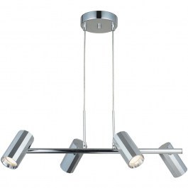 Φωτιστικό Οροφής - Σποτ Oktano 341LCA1233 71x104cm 4xGU10 7W Chrome Opviq CHROME