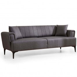 Καναπές - Κρεβάτι Τριθέσιος Hamlet 560ARE2241 230x95x77cm Dark Grey DARK GREY