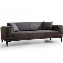 Καναπές - Κρεβάτι Τριθέσιος Horizon 560ARE2260 230x95x77cm Dark Grey DARK GREY
