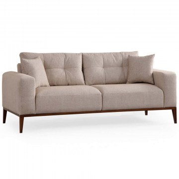 Καναπές - Κρεβάτι Τριθέσιος Sinor 560ARE2364 225x92x75cm Beige