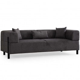 Καναπές Τριθέσιος Gio 560ARE2366 225x93x75cm Anthracite ANTHRACITE