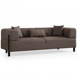 Καναπές Τριθέσιος Gio 560ARE2367 225x93x75cm Brown BROWN