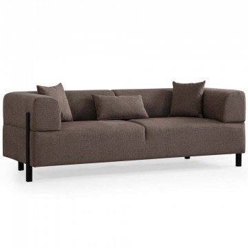 Three-Seater Sofa Gio 560ARE2367 225x93x75cm Brown