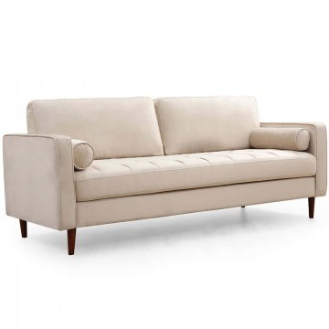 Three-Seater Sofa Rome 560ARE1331 215x70x90cm Beige