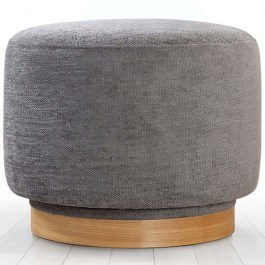 Σκαμπό Περιστρεφόμενο Turneed 209FLF1424 55x55x43cm Grey GREY